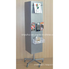 Four Sided Floor Revolving Pegboard Stand (PHY2010)